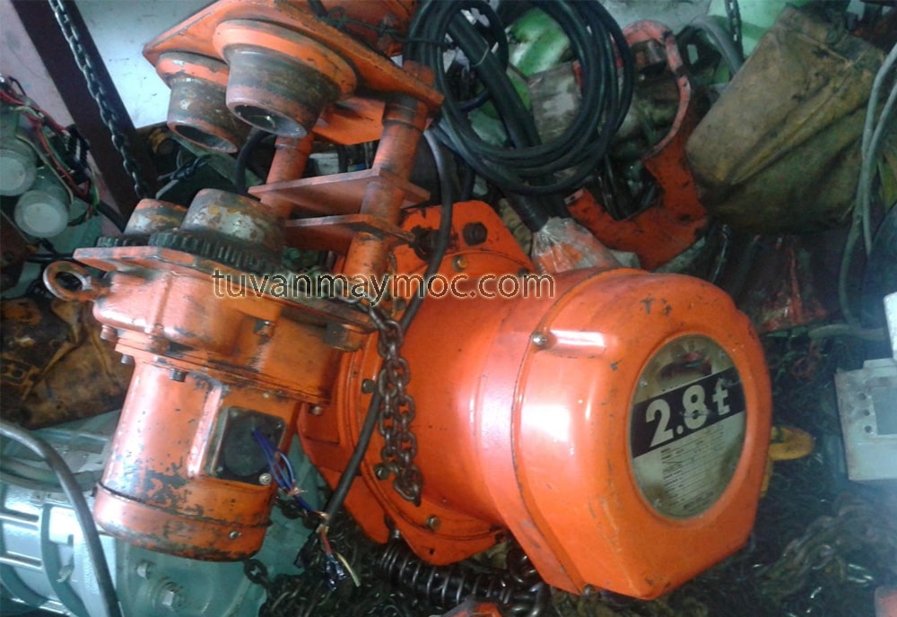 Bảo trì, bảo dưỡng pa lăng - Vấn đề người dùng cần quan tâm vết rỉ sét pa lăng