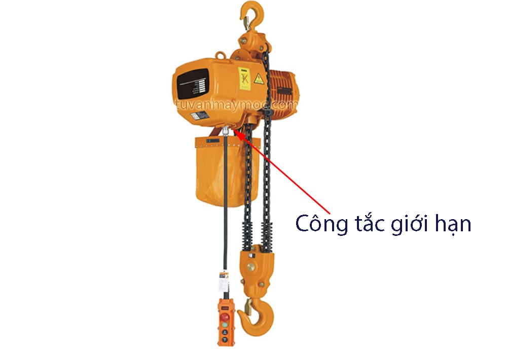 Làm thế nào để sử dụng pa lăng xích điện an toàn? kiểm tra công tắc giới hạn