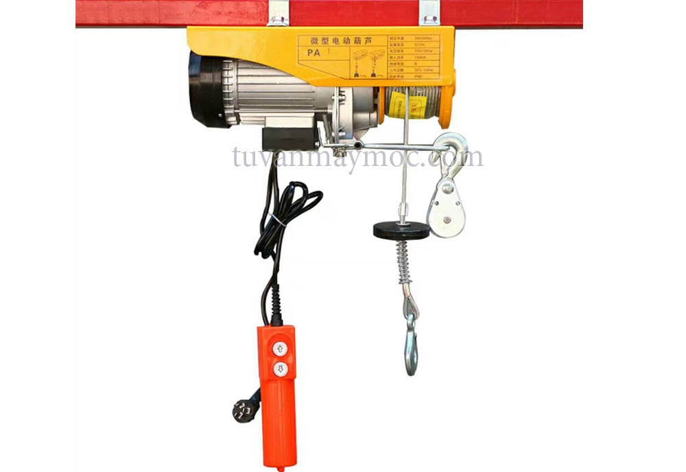 5 tời điện 400kg HOT nhất hiện nay - Đánh giá tời điện 400kg tời KENBO PA800 có khả năng nâng hạ vật theo phương thẳng đứng