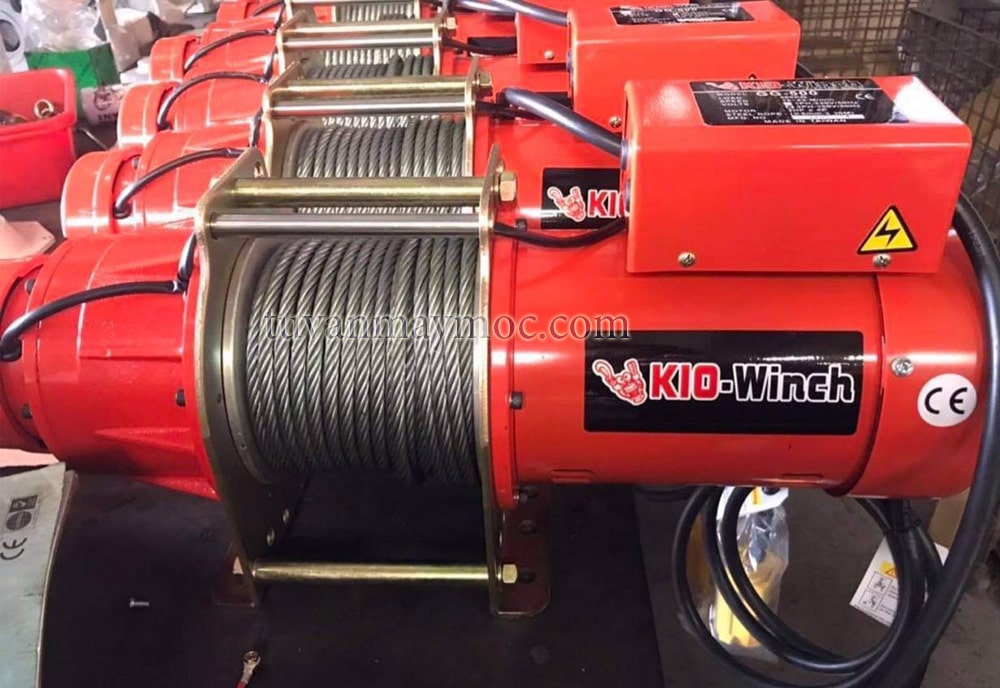 5 tời điện 400kg HOT nhất hiện nay - Đánh giá tời điện 400kg tời điện kio GG