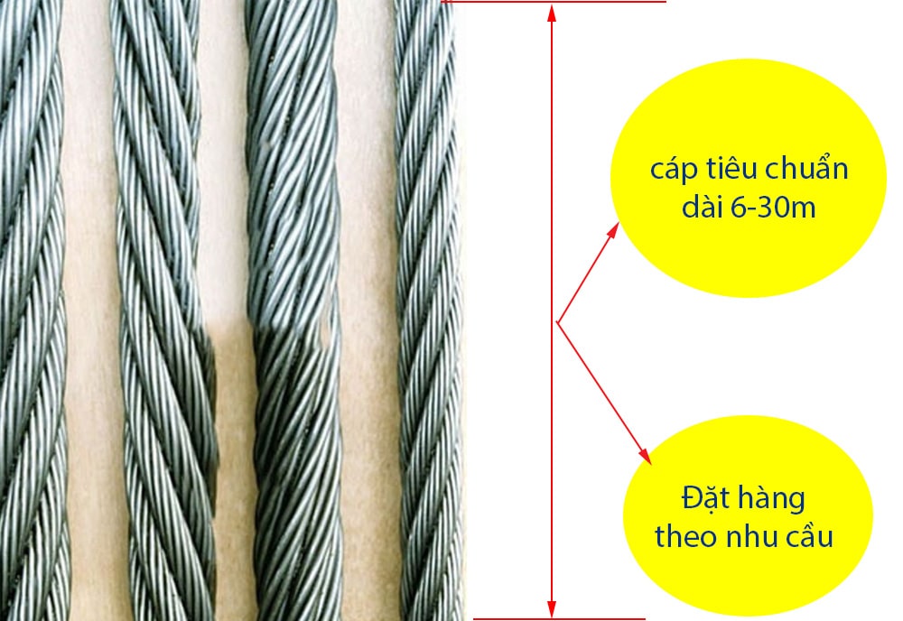 Cấu tạo và tiện ích của pa lăng cáp điện kích thước cáp tải pa lăng cáp điện
