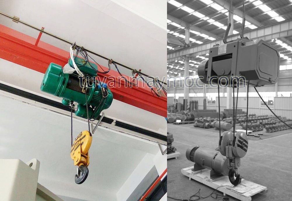 Cấu tạo và tiện ích của pa lăng cáp điện ứng dụng pa lăng cáp điện