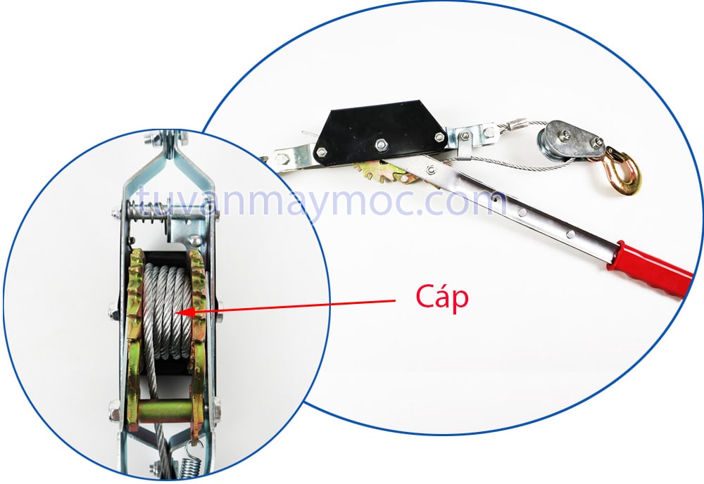 Khám phá pa lăng cáp lắc tay - Kinh nghiệm mua cáp pa lăng cáp lắc tay