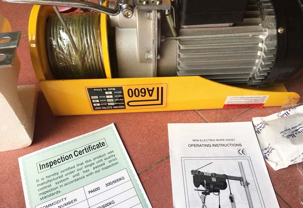 Tời điện pa600-tời điện giá rẻ được ưa chuộng hiện nay 